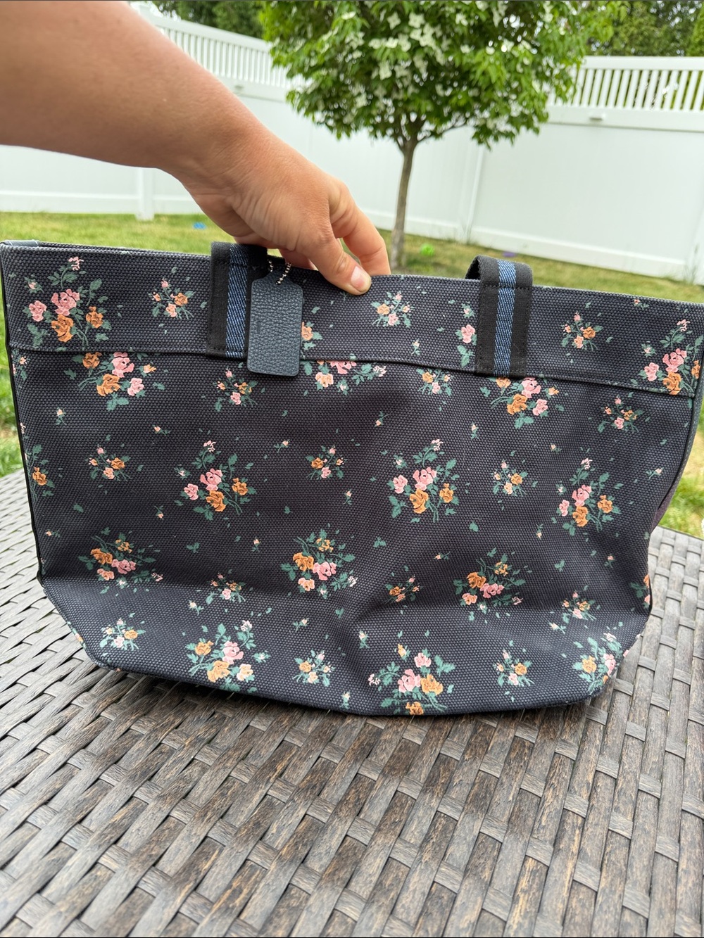 NWOT Disney x Coach Bag with Rose Bouquet Print and Thumper [limited edition] - Picture 6 of 11